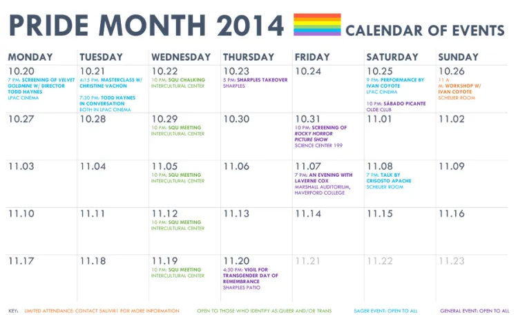 Pride Month 2014 Flyer