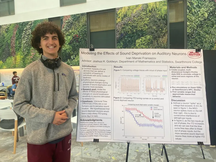 Ivan Fransazov presents his poster