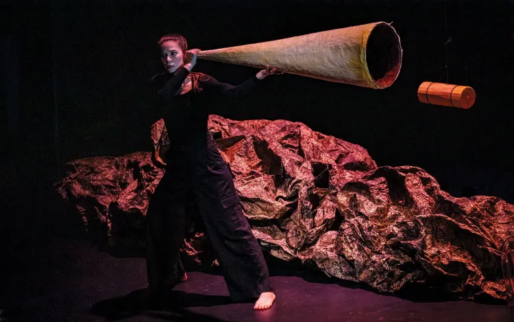 Dancer on stage