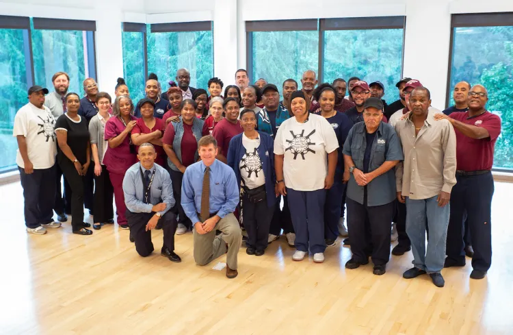 group shot of EVS staff members