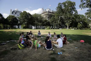 Members of the Class of 2016 get to know each other at an orientation event.