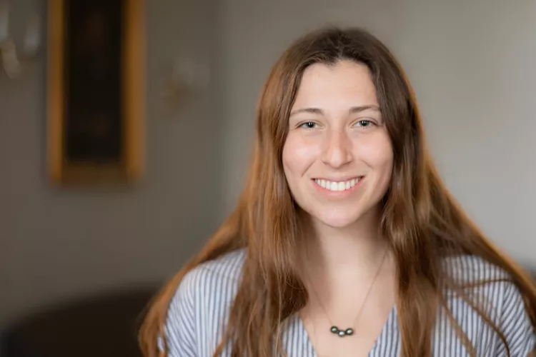 Olivia Stoetzer in Parrish Parlor
