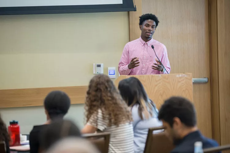 Chester Community Fellow presents summer project and research
