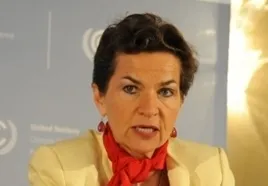 U.N. Executive Secretary Christiana Figueres '79 (photo by Jan Golinski/U.N.)