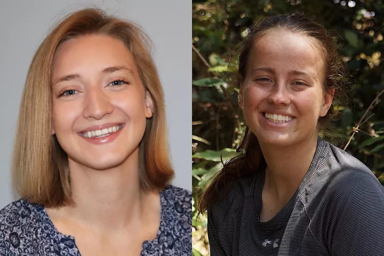 Kelly Finke ’21 and Lillian Fornof ’20