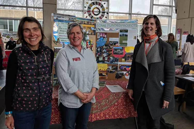 Green Initiatives Fund Committee members at Sustainability Showcase