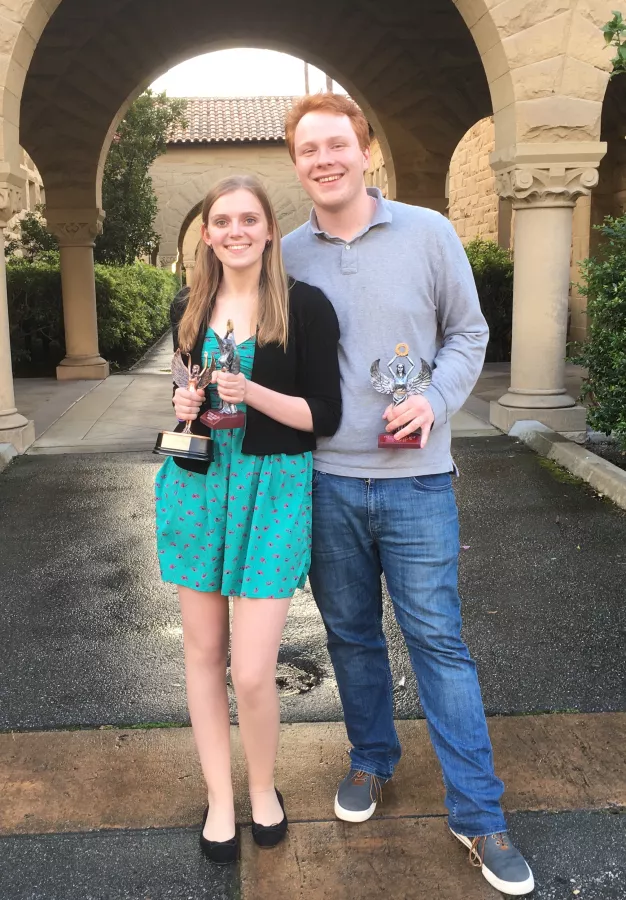 Miriam Pierson ’18 and Nathaniel Urban ’18