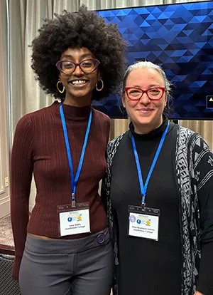 Lena Habtu ’26 and Alba Newmann Holmes