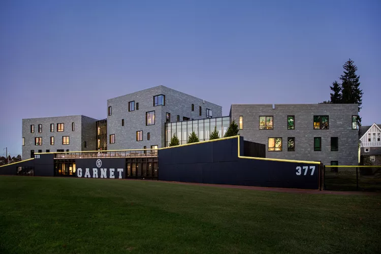 PPR Apartments at sunset