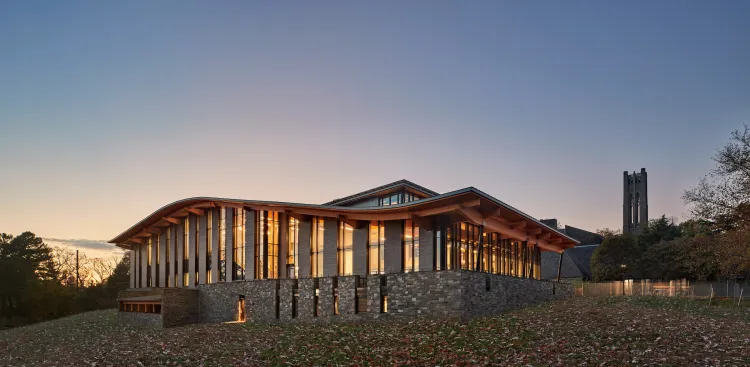 Dining Center in evening