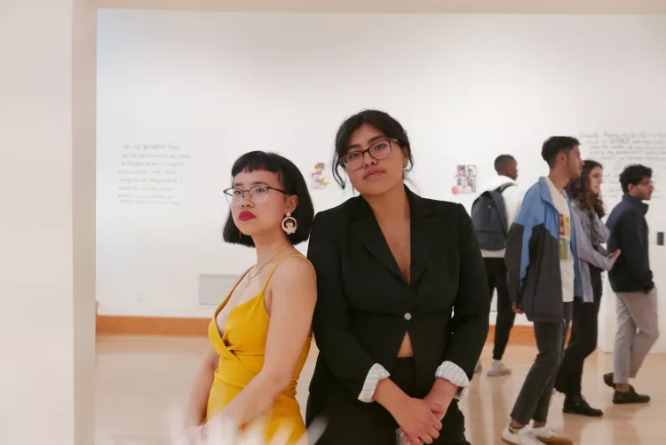 Dorcas Tang '19 and Taty Hernandez '19