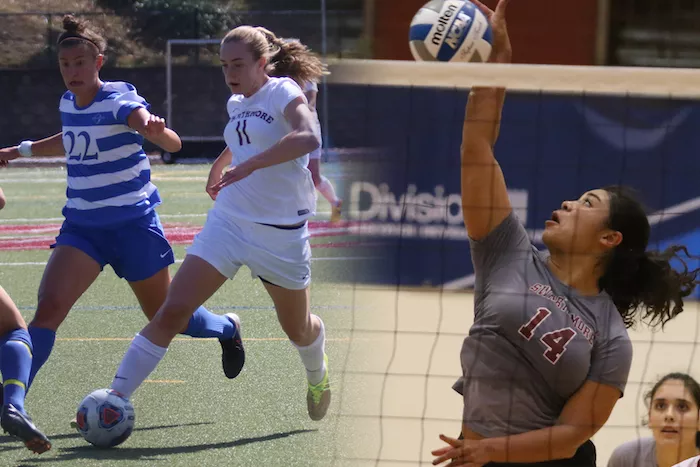 women's soccer and volleyball