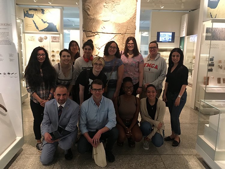 Group in Penn Museum