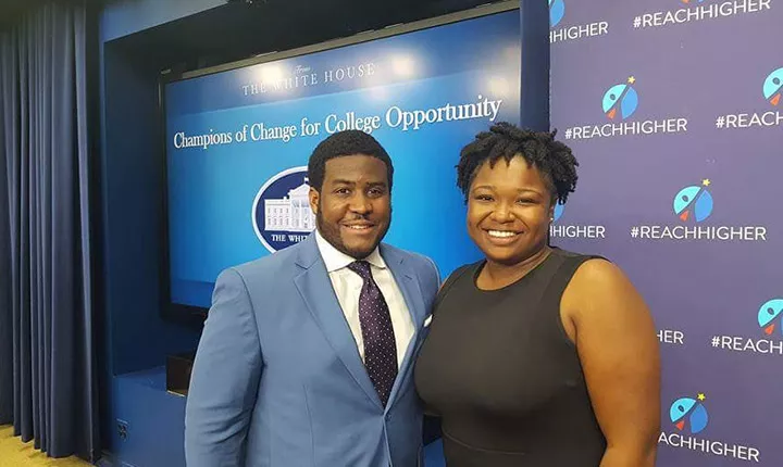 R. Keith Benjamin '09 and A'Dorian Murray-Thomas '16