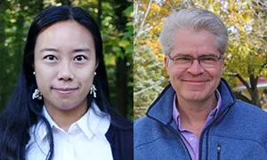 Karen Chan (left) and Carr Everbach