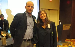 Jeremy Lefkowitz and Natalia Sucher '16