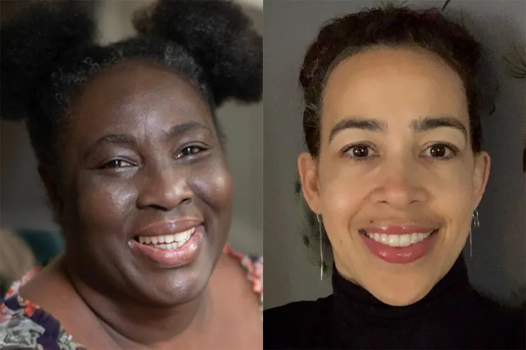 Benedicta Delima (left) and Chandra Moss-Thorne