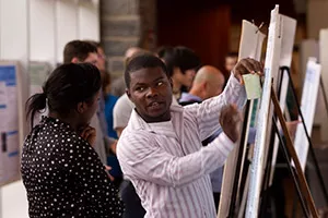 Imoleayo Abel '14, a computer science and engineering major from Lagos, Nigeria, took exams on robotics, intelligent systems, mechanics, and computer architecture.