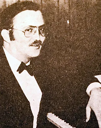 Hans Boman at piano