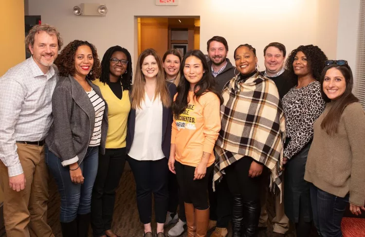 Engaged Scholars Initiative retreat at the Lang Center on the campus of Swarthmore College in 2019.