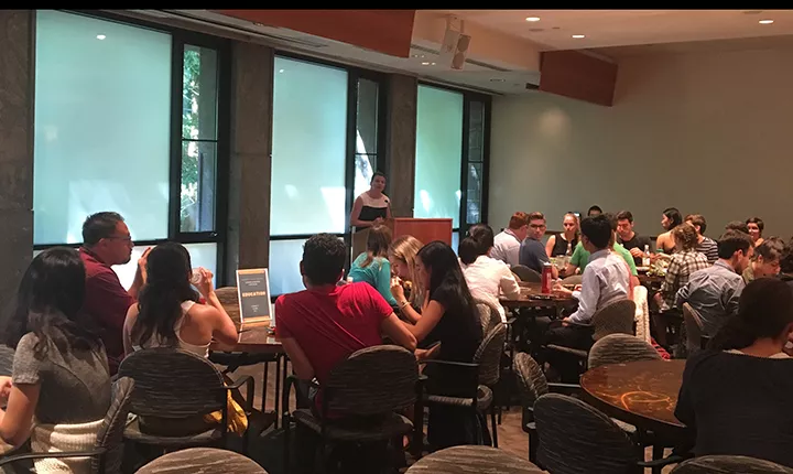 Lunch for Lang Center grantees