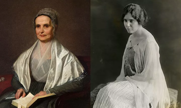 Lucretia Mott and Alice Paul, 1905