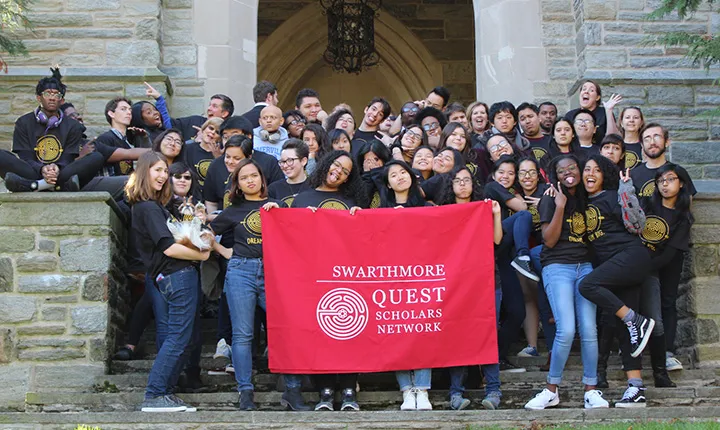 QuestBridge scholars silly photo