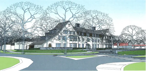town center west concept from rutgers ave.