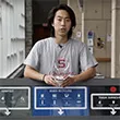 Terrence Xiao '20 sorts waste