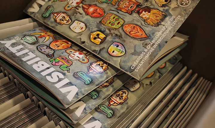 Stacks of VISIBILITY magazine