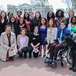 Students visit the White House