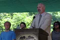 Howard A. Schneiderman Professor of Biology Scott Gilbert addressed the senior class at Last Collection.
