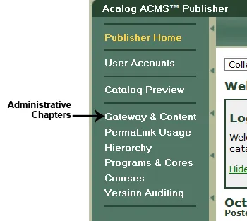administrative chapters