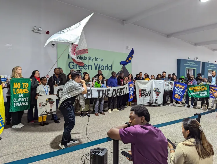 Climate action demonstration