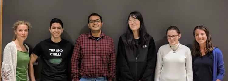 EM Collins lab workers