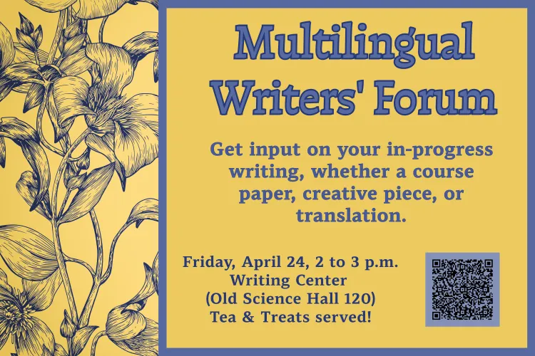 April 24, 2026 ML Forum Flyer