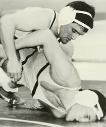 Jay Peichel wrestles