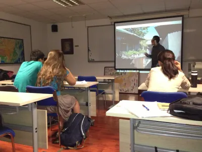 Students in classroom