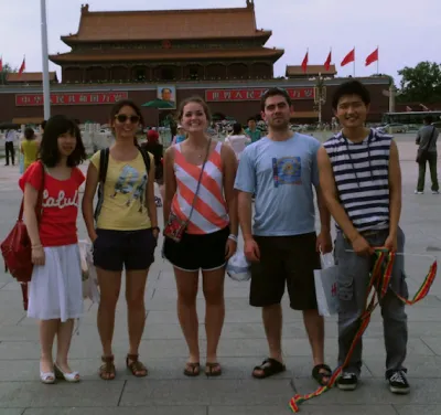 Students in Tiananmen Square