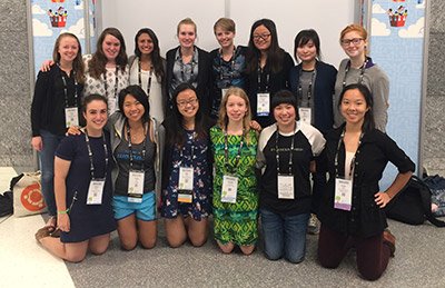 Women in Computer Science group photo