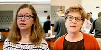 Ginger Heck and Patricia Reilly