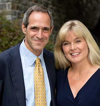 Barbara Klock '86 and Salem Shuchman '84