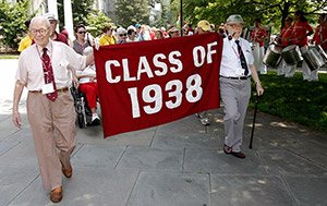 Eugene Lang at alumni weekend