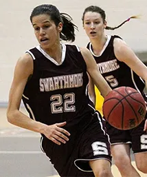 Katie Lytle with basketball