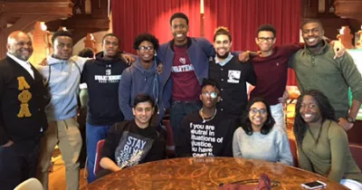 Students and staff volunteers