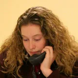 Emily Nolte busy at work