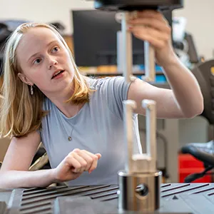 Abigail peters in lab setting