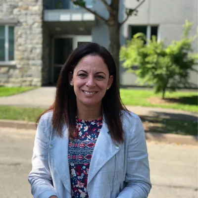 Photo of Maria Gallagher smiling