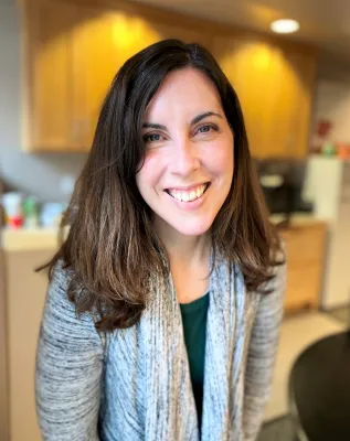 Natalie smiling