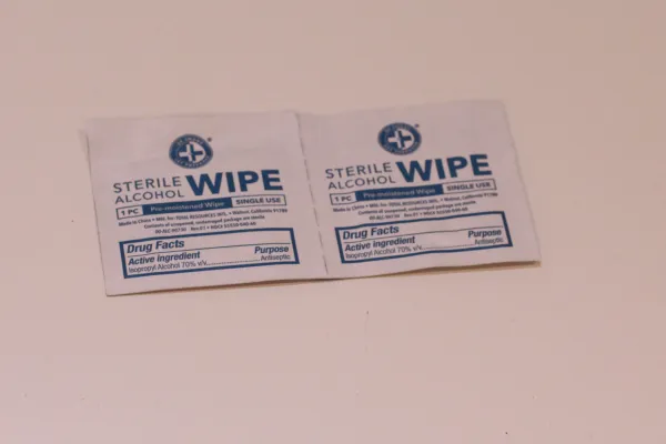 sterilizing wipes